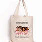 Custom Bridesmaid Tote bags Bachelorette Gifts style4