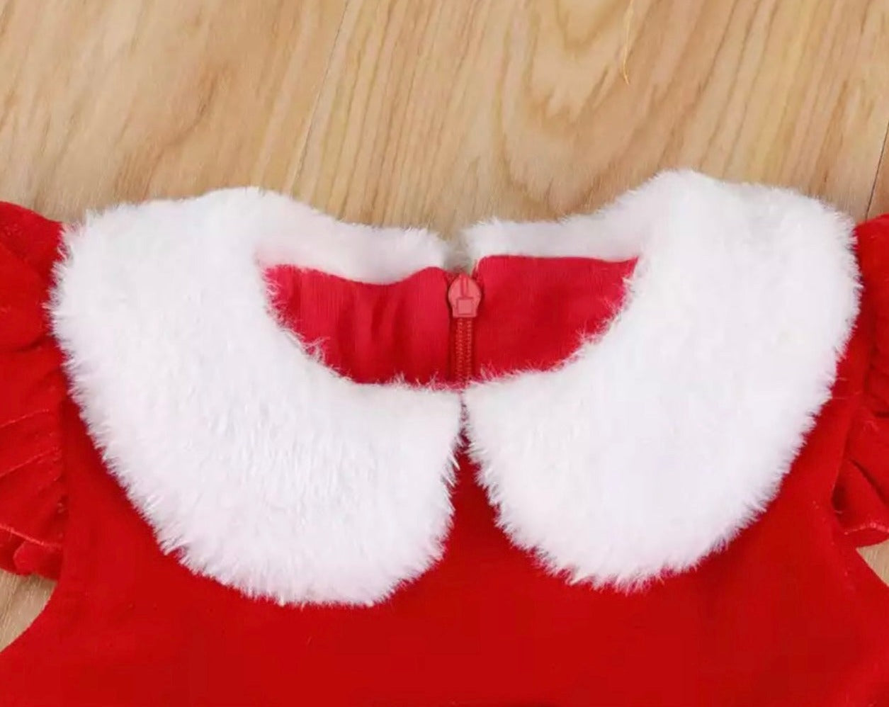 Santa Toddler Girl Dress