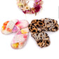 Mrs Pearls Fluffy Cross Slippers