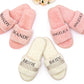 Bachelorette Party Customized Fluffy Slippers