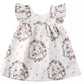Baby Girl Custom Dress Bunny Print
