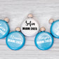 Custom Bachelorette Rhinestone Flasks