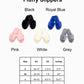 Bride and Bridesmaids Custom Fluffy Slippers