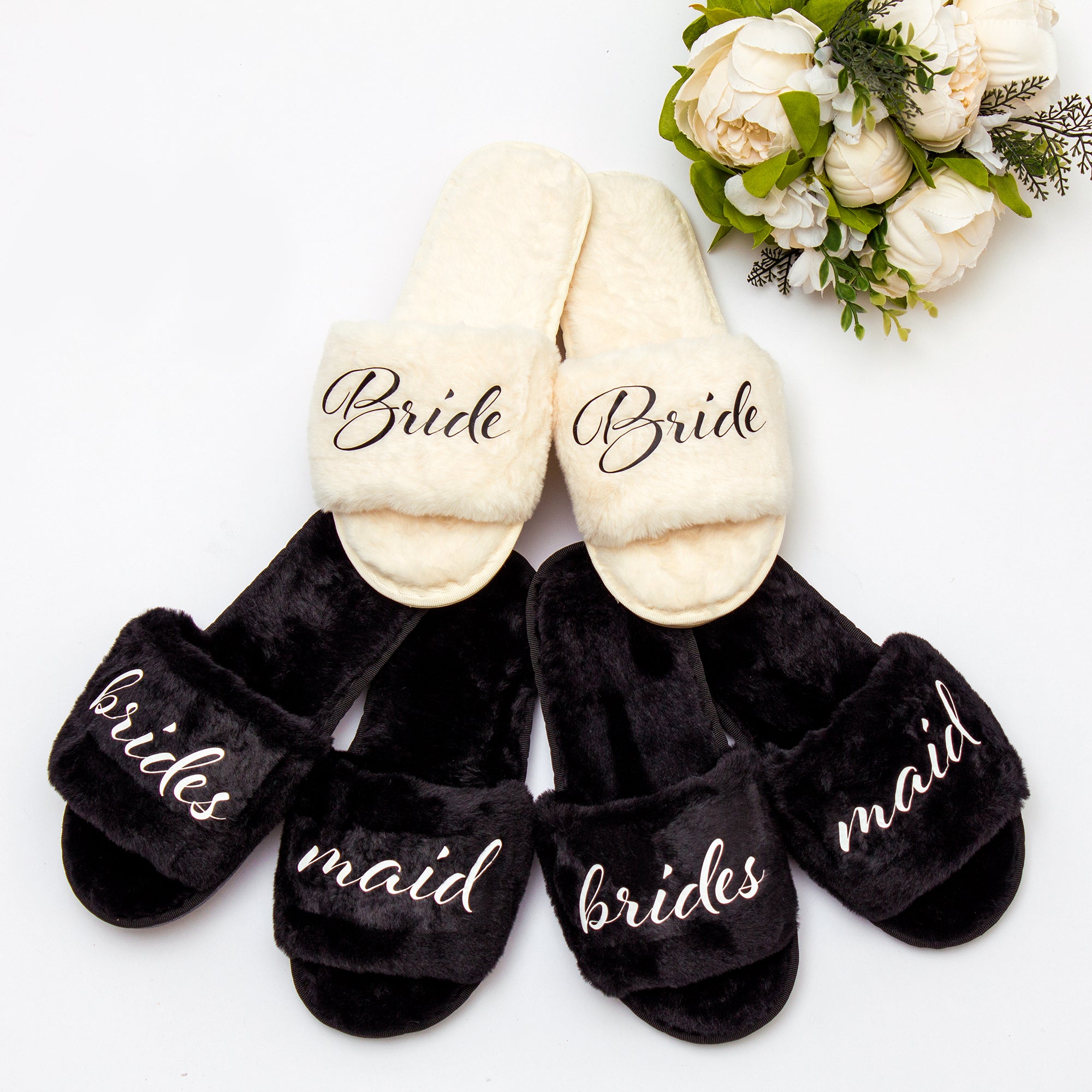 Personalized fluffy online slippers