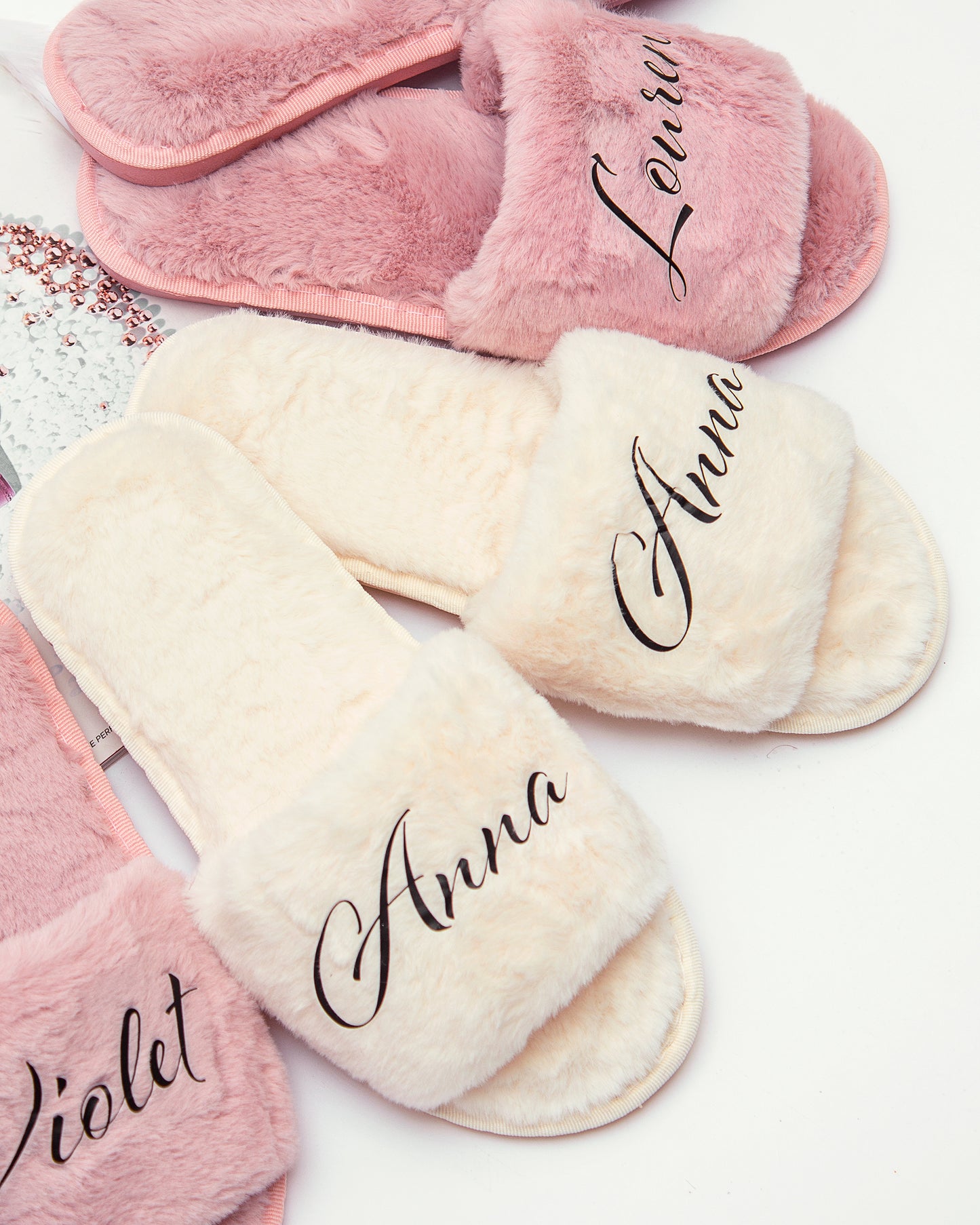 Personalized Fluffy Slippers