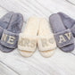 Bride and Bridesmaids Custom Fluffy Slippers