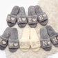 I DO CREW Custom Fluffy Slippers