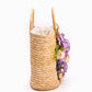 Bridal Set Floral Sun Hat with Beach Bag Style-3