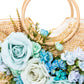 Bridal Set Floral Sun Hat with Beach Bag Style-3