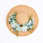 Bridal Set Floral Sun Hat with Beach Bag Style-3