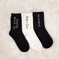 Customized Bride and Bridesmaid Matching Socks - New Style