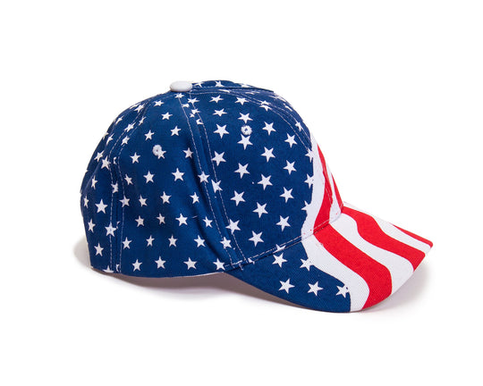 American USA Flag Hat Cap July 4th USA Independence Day Stars & Stripes