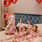 Customized Kids Satin Pjs for Parties - Long Sleeves + Pants