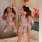 Kids Satin Personalized Pajamas for Sleepover Party L+L