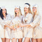 Custom Satin Robes for Bachelorette, Sleepover , Spa, Slumber Parties - alfresco