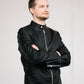 Custom Wedding Faux Leather Jackets for Bride and Groom- autumn