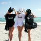 Custom Bride Swims Squad Cover Ups with Tassels