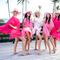 Bridesmaid Floppy Sun Hats with Chain