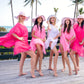 Bridesmaid Floppy Sun Hats with Chain