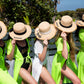 Women's Sun Straw Hat with Ribbon