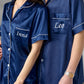 Satin Pajama Sets for Couple Short Sleeves + Pants