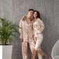 Matching Satin Pajama Sets for Couple Long Sleeves + Pants