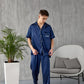 Satin Pajama Sets for Couple Short Sleeves + Pants