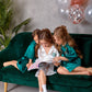 Set of 4 Flower Girl Kids Satin Robes-Script
