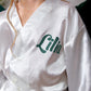 Spa Party Custom Satin Robes for Girls- Script