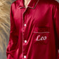 Personalized Men Satin Pajama Set - L+L