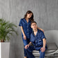 Satin Pajama Sets for Couple Short Sleeves + Pants