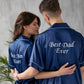 Best Mom and Best Dad Ever Pajama Set Short Sleeves + Pants