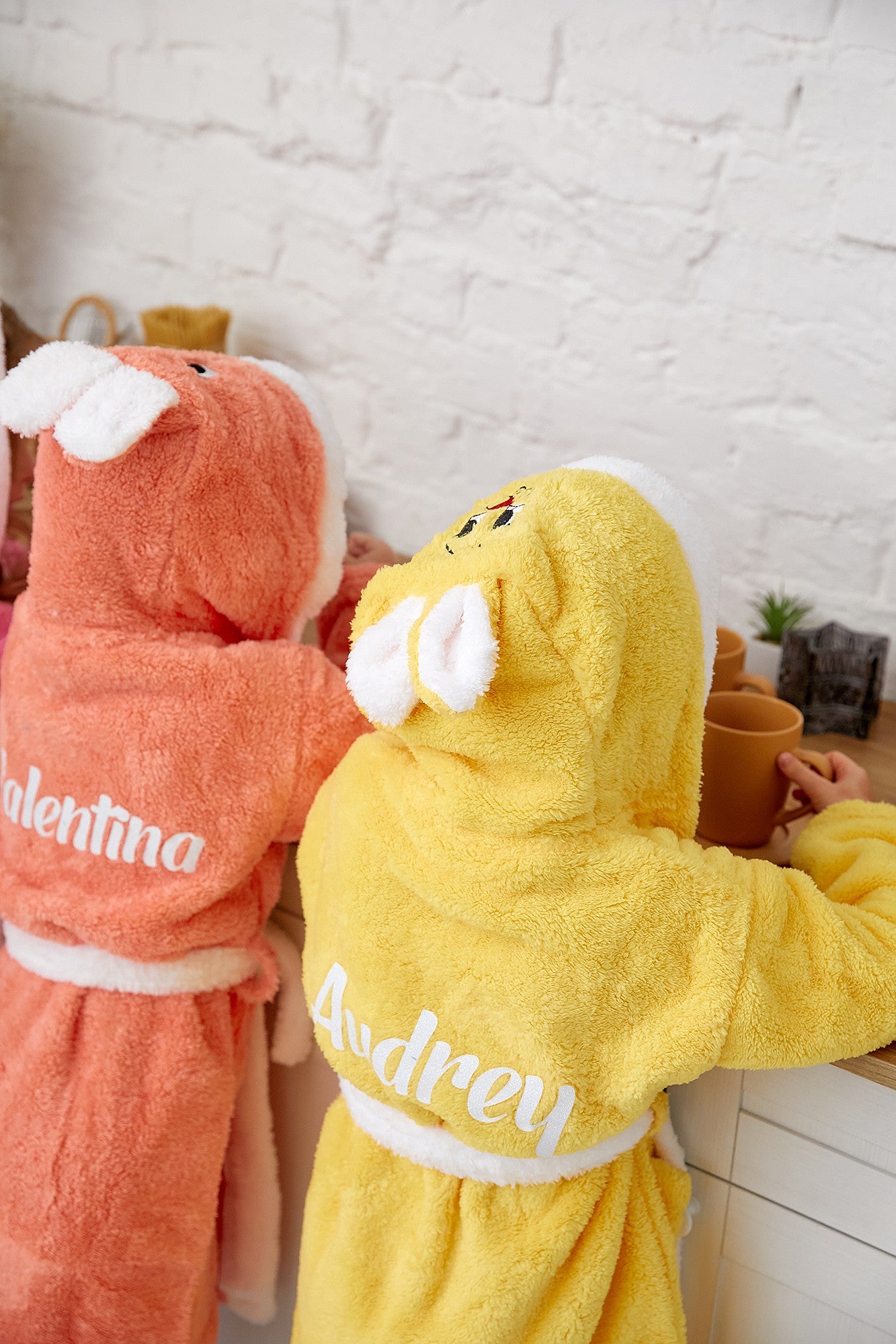 Rabbit Hooded Bathrobes for Kids