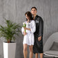 Custom Wedding Satin Robes For Groom and Bride