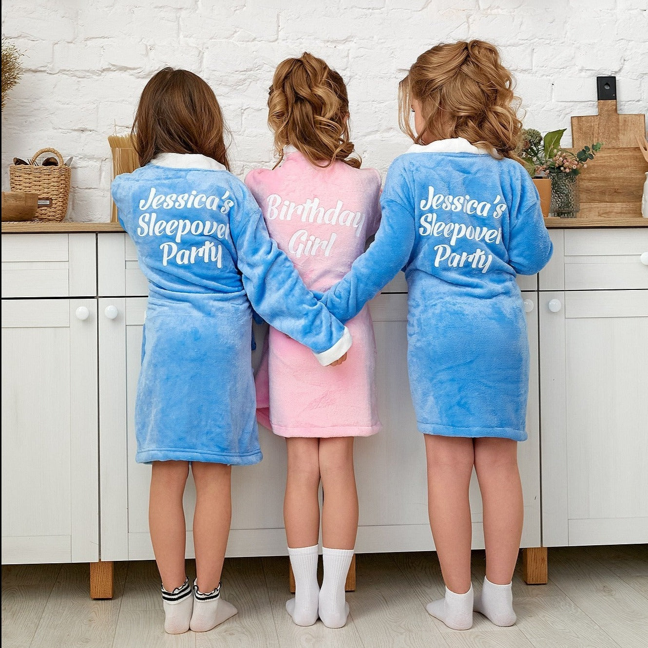 Spa Party Personalized Bathrobes for Kids