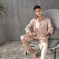 Men's Satin Pajama Set Long Sleeves + Pants