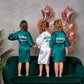 Custom Birthday Princess and her Squad Satin Robes for kids- Script