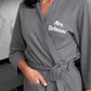 Customized Waffle Knit Robes for Couple