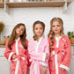 Personalized Spa Plush Bathrobes for Kids