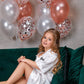 Set of 4 Flower Girl Kids Satin Robes-Script