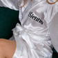 Set of 15 Flower Girl Kids Satin Robes-Script