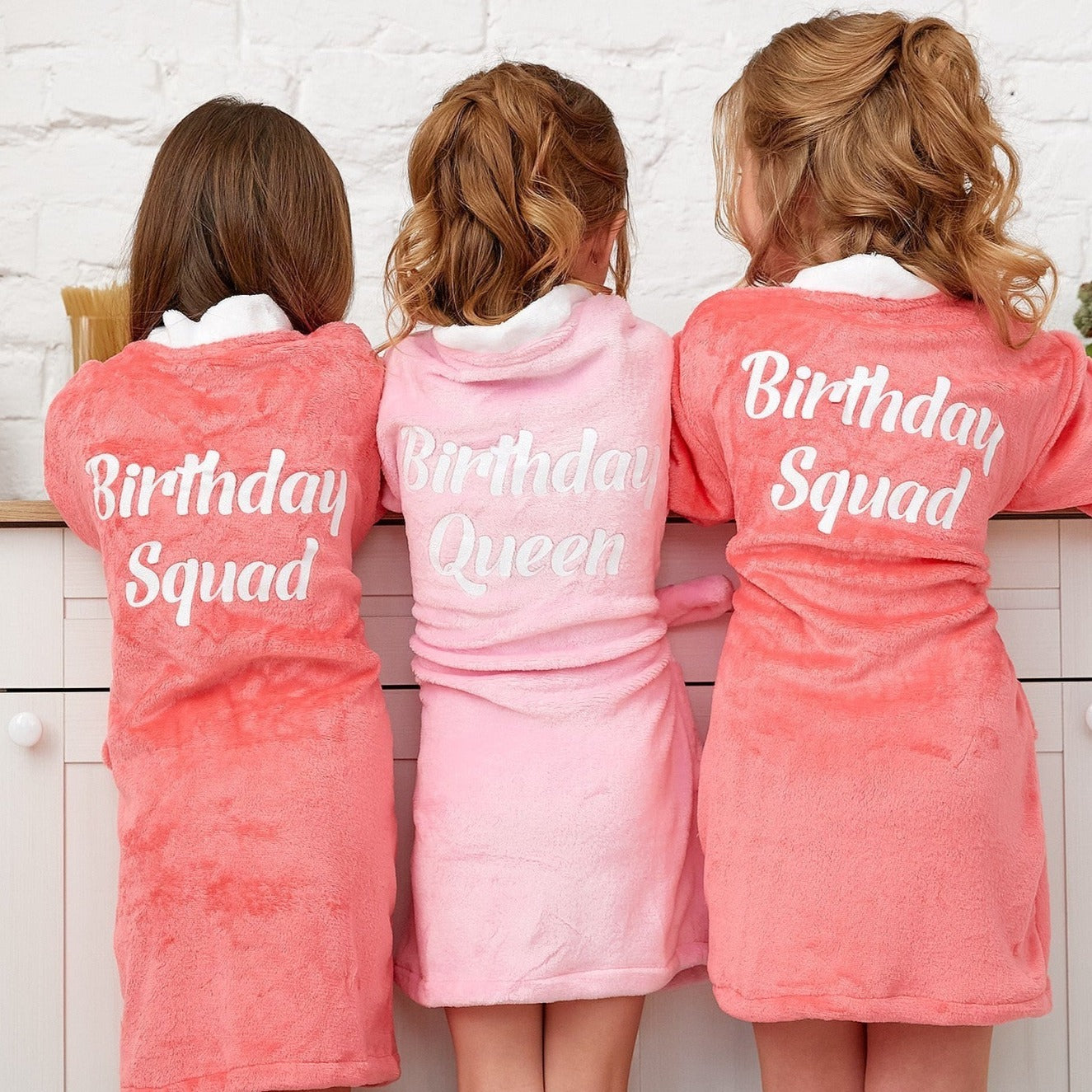 Spa Party Personalized Bathrobes for Kids