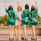 Set of 5 Bridesmaids Satin Robes