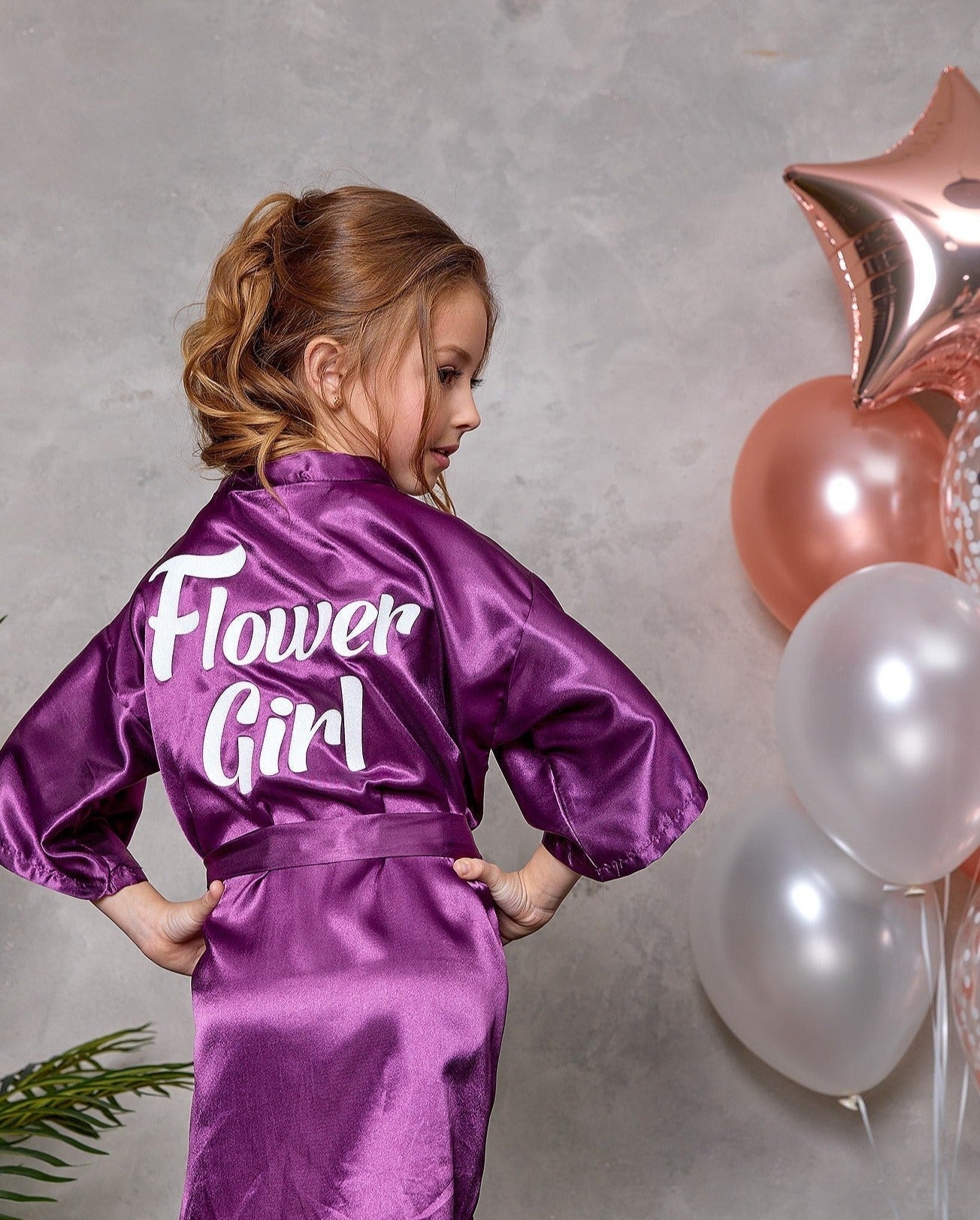 Girls shop silk robes