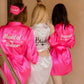 Set of 10 Bridesmaids Satin Robes