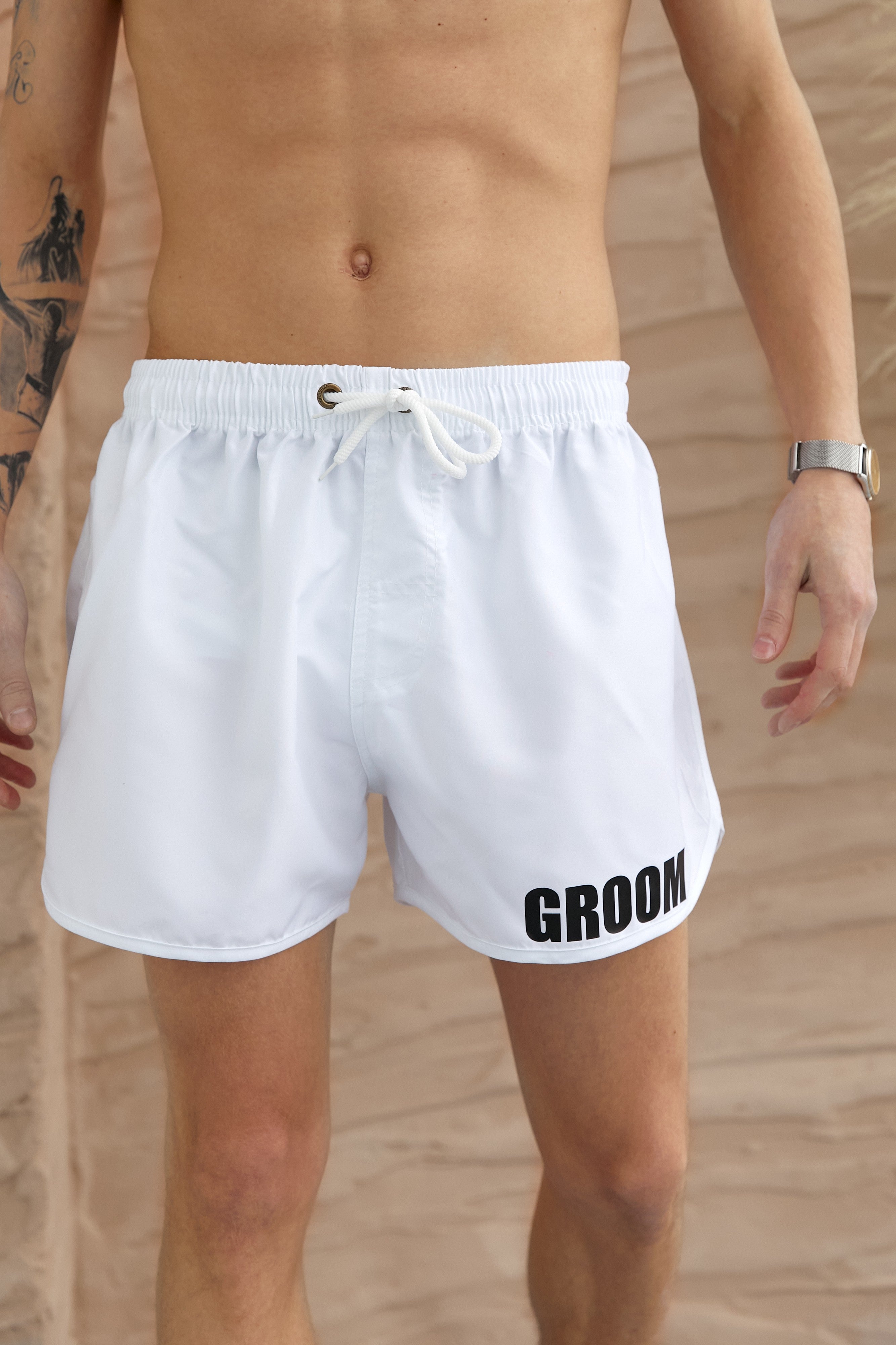 Groom Custom Men s Shorts Bachelorette shorts Groomsmen trunks