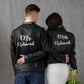 Bridal Custom faux Leather Jacket for Wedding - autumn