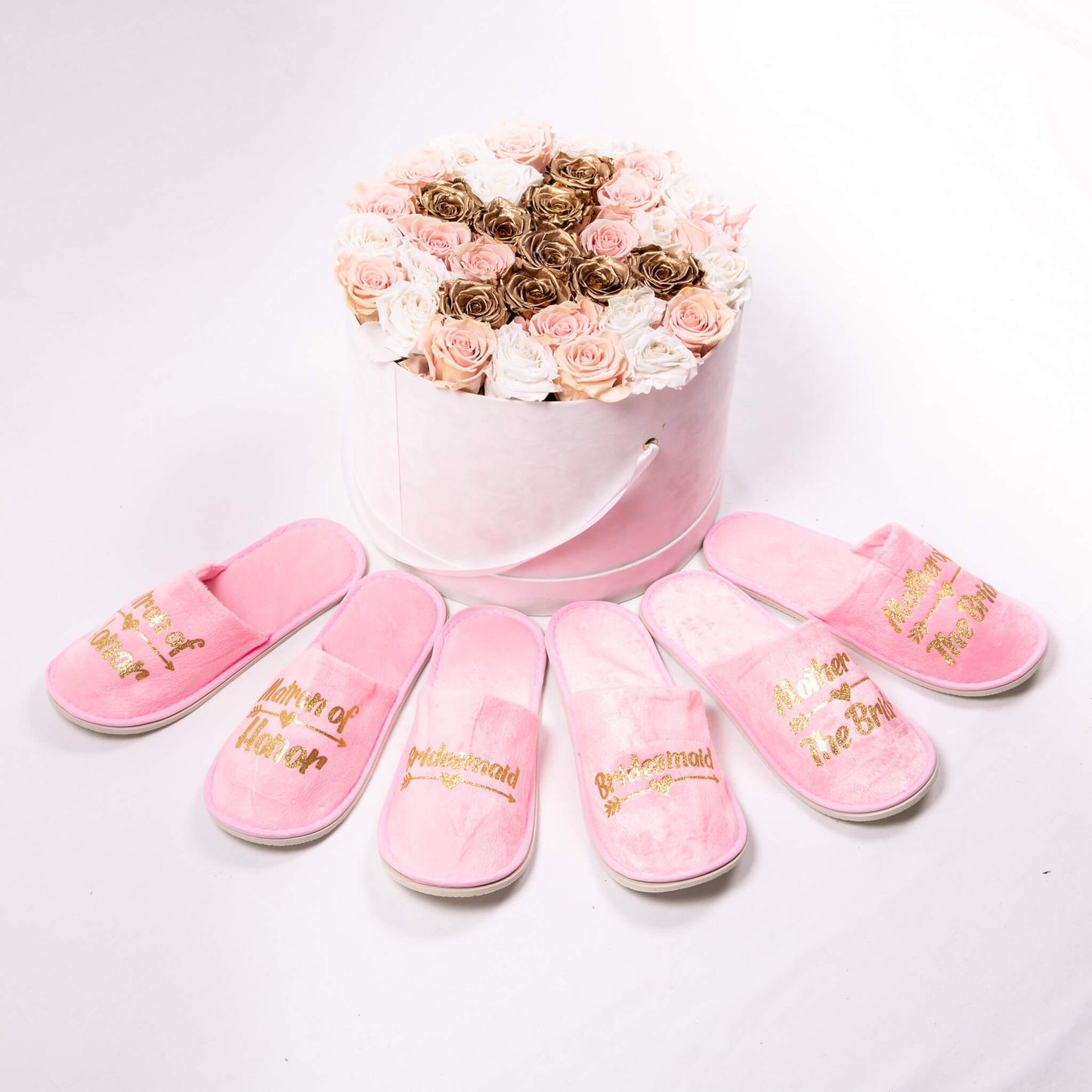Bachelorette Custom Slippers with names Closed toe style3 - 