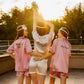 Bridal Shower Custom Pajama Set Short Sleeves+Shorts - 