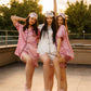 Bridal Shower Custom Pajama Set Short Sleeves+Shorts - 